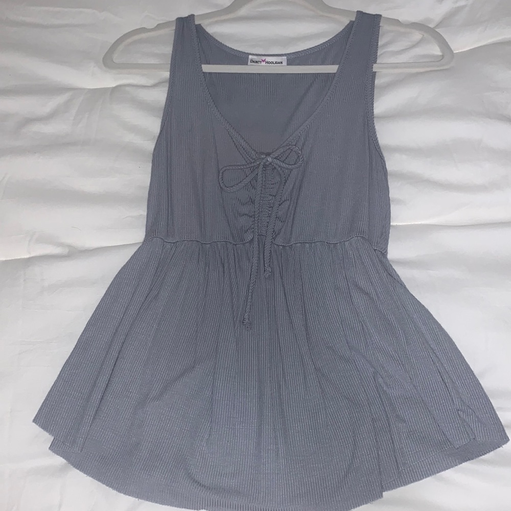 Dainty Hooligan Peplum Tank